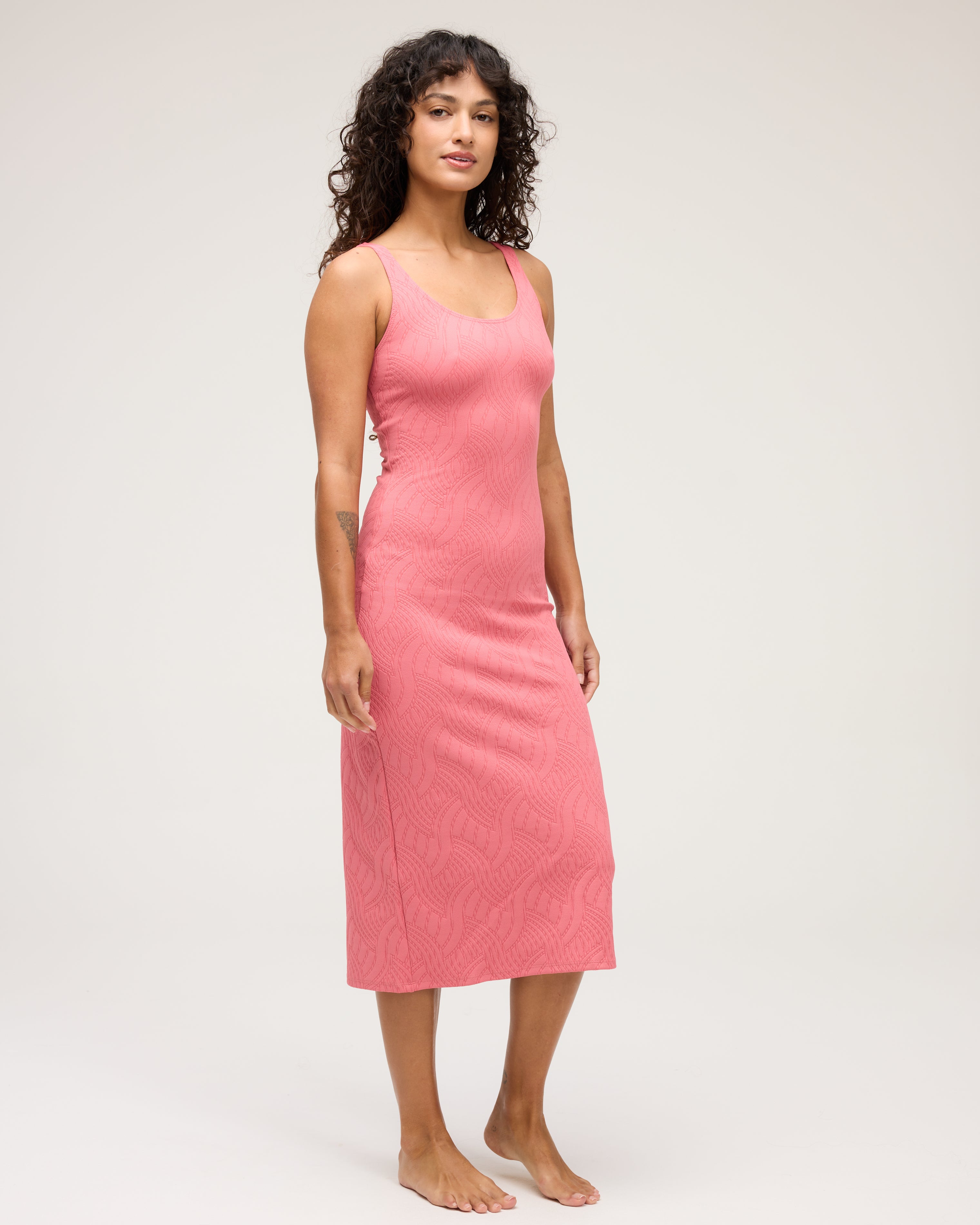 Delilah Dress - Flamingo - Seea