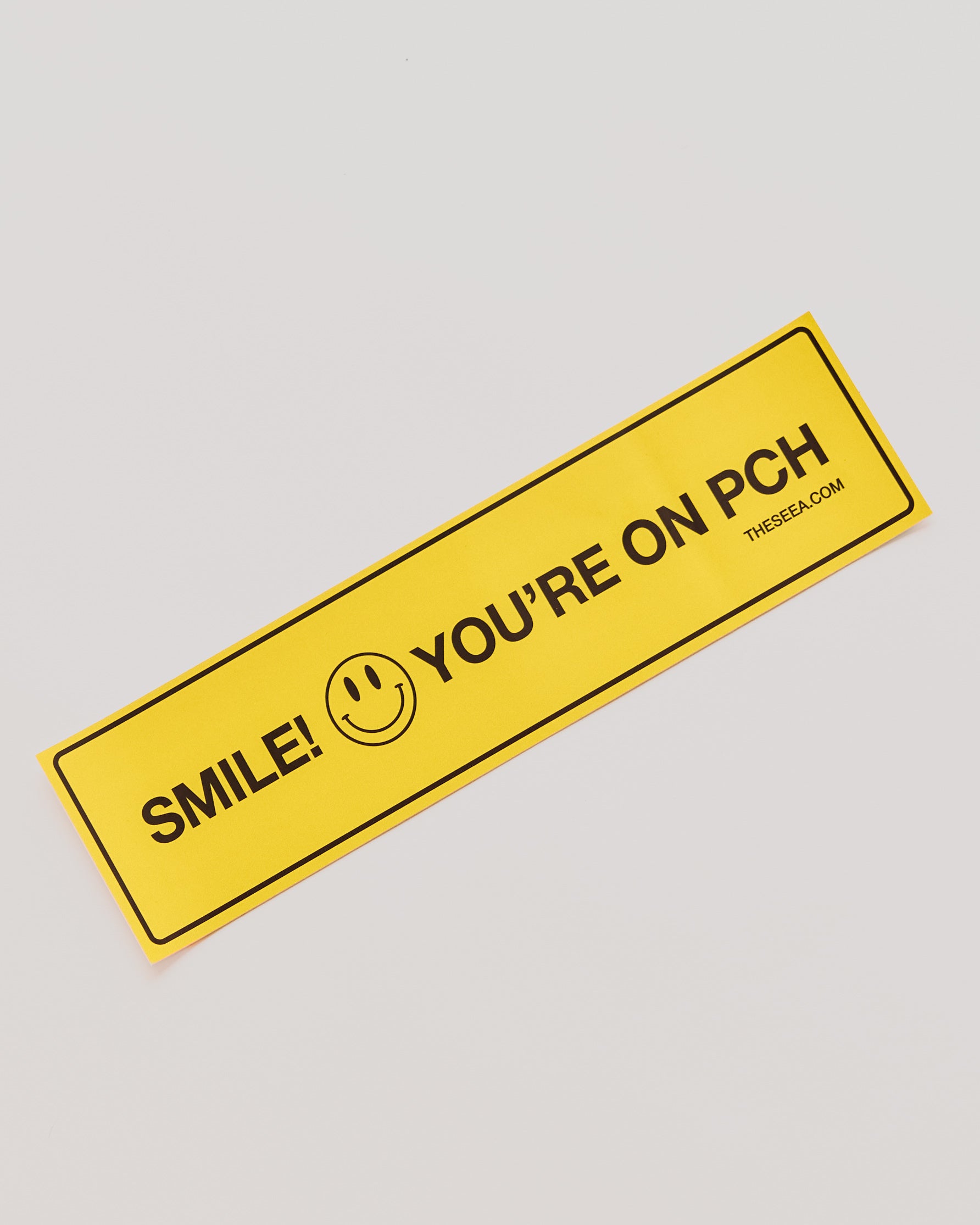 Bumper Sticker - Smile, You're on PCH