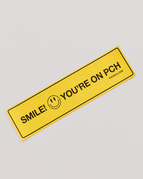 Bumper Sticker - Smile, You're on PCH
