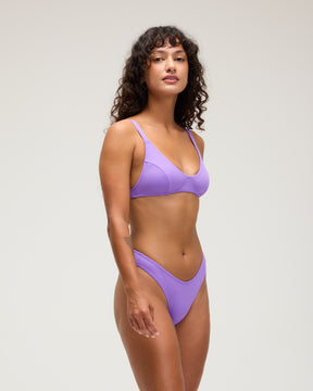 Bobby Bikini Top - Orchid (Boucle)