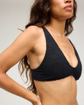 Brasilia Bikini Top - Sunray Black