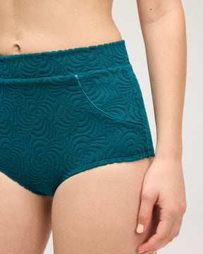 Georgia High Waist Bikini Bottom - Sunray Reef