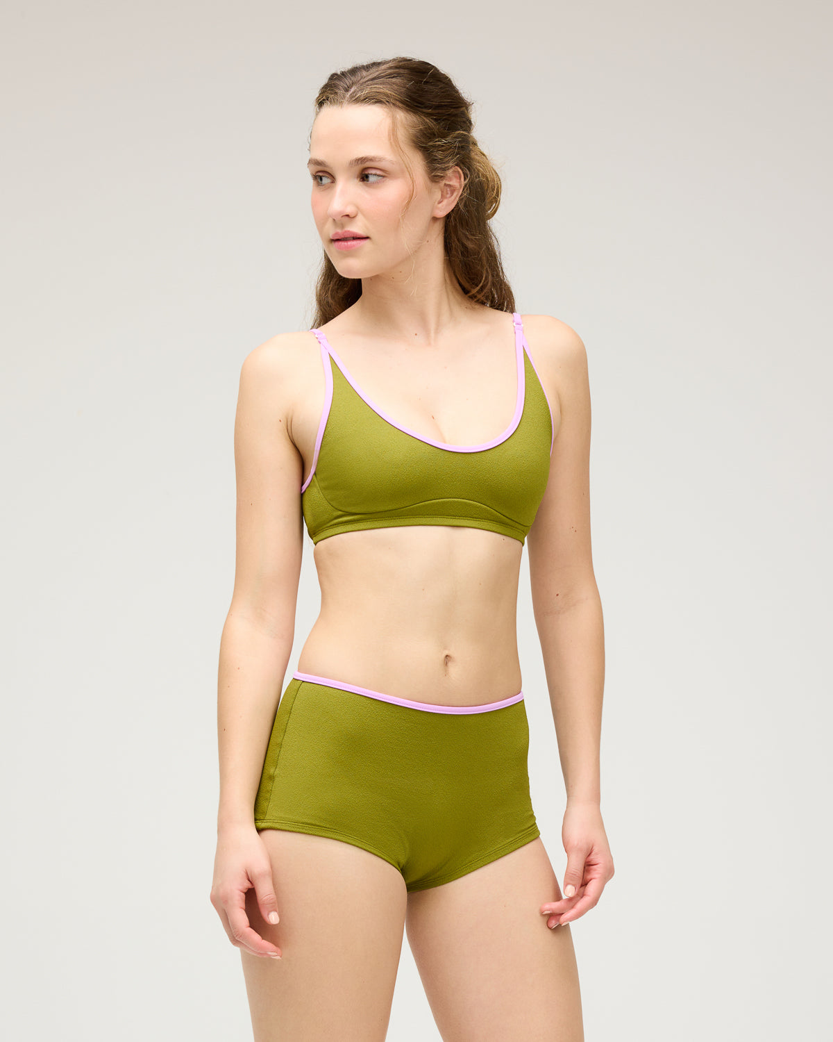 Maggie Bikini Top - Avo (Boucle)