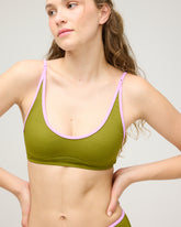 Maggie Bikini Top - Avo (Boucle)