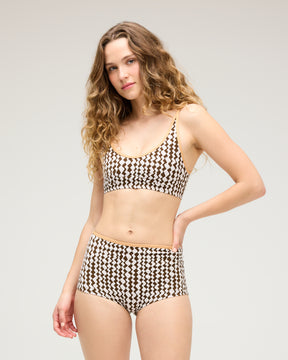 Flor Bikini Bottom - Curly Currents
