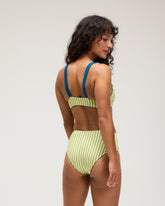 Brasilia High Waist Reversible Bikini Bottom - Empathy