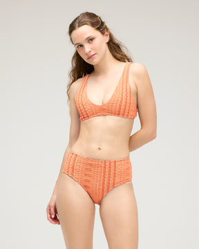 Brasilia High Waist Bikini Bottom - Petra Salmonado