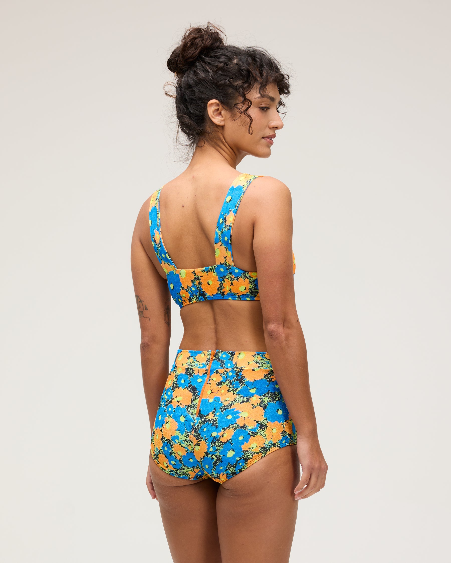 Georgia High Waist Bikini Bottom - Seabloom