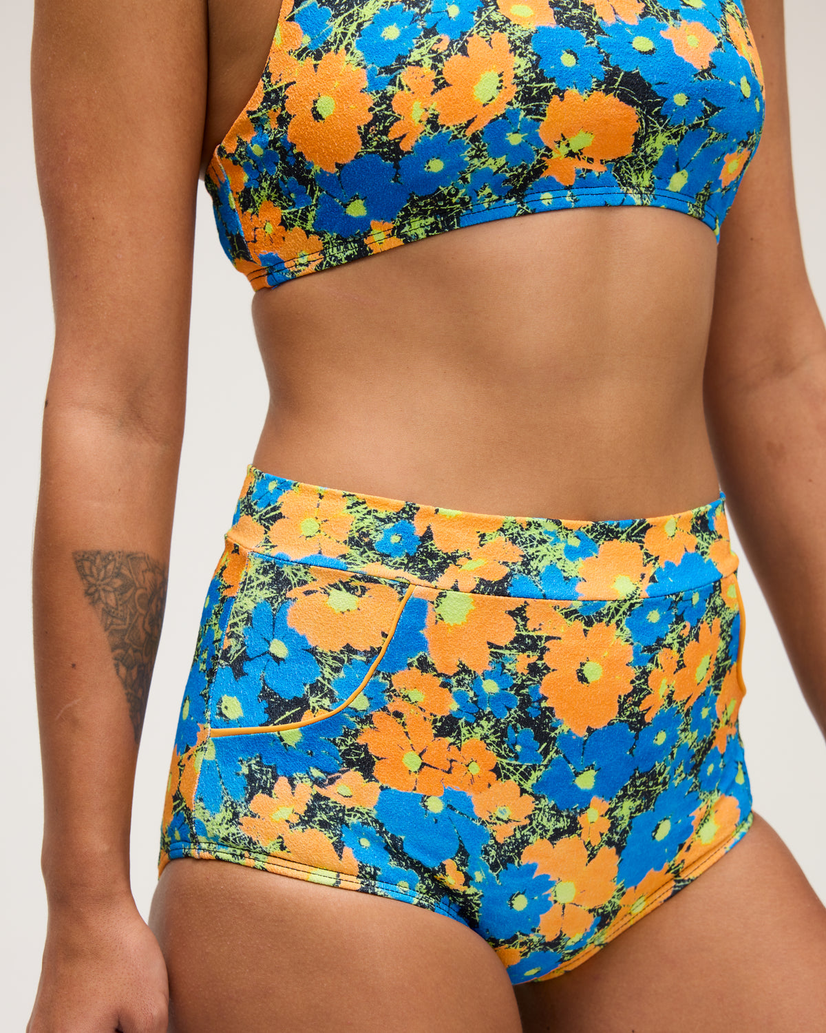 Georgia High Waist Bikini Bottom - Seabloom