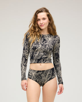 Palomar Crop Top Rashguard - Madeira