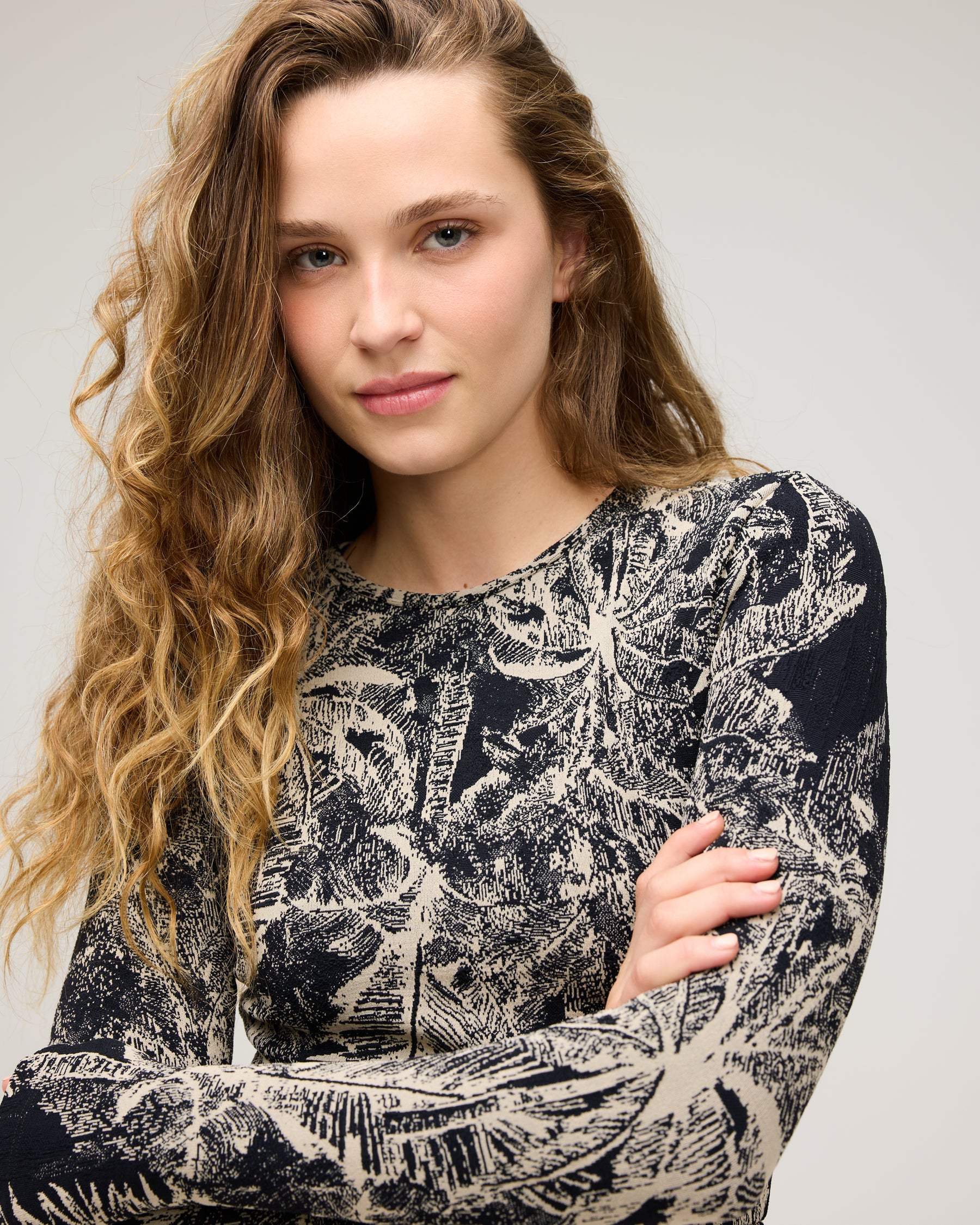 Palomar Crop Top Rashguard - Madeira