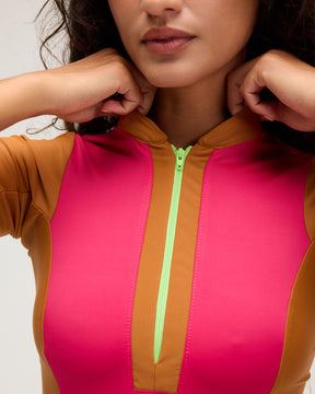 Reina Surf Top - Berry Bronze