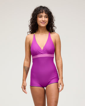 Stio x Seea San-O Reversible One Piece - Forest/Rosebud