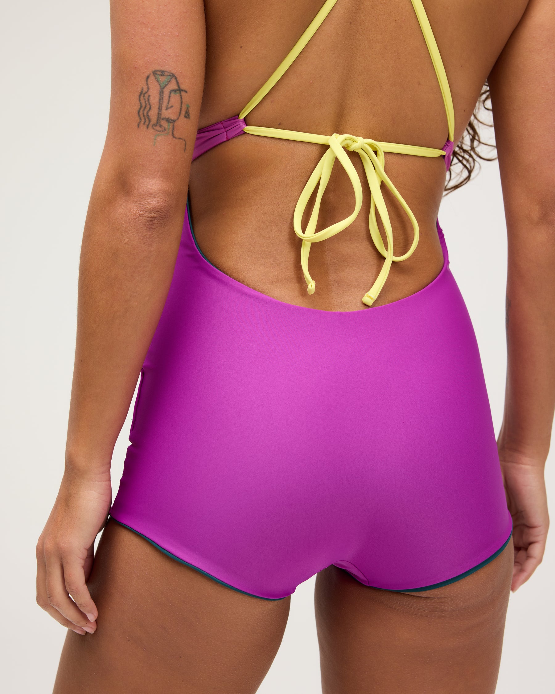 Stio x Seea San-O Reversible One Piece - Forest/Rosebud