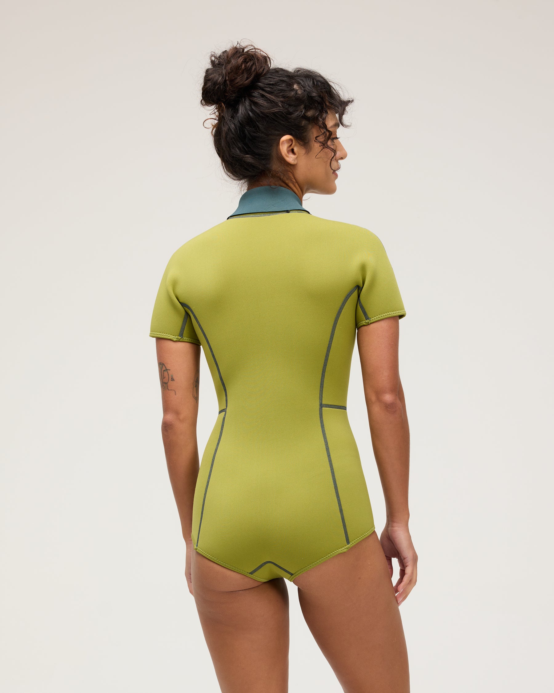 Wanda Reversible Suit - Emerald Seas/Sunflower
