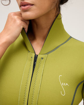 Wanda Reversible Suit - Emerald Seas/Sunflower