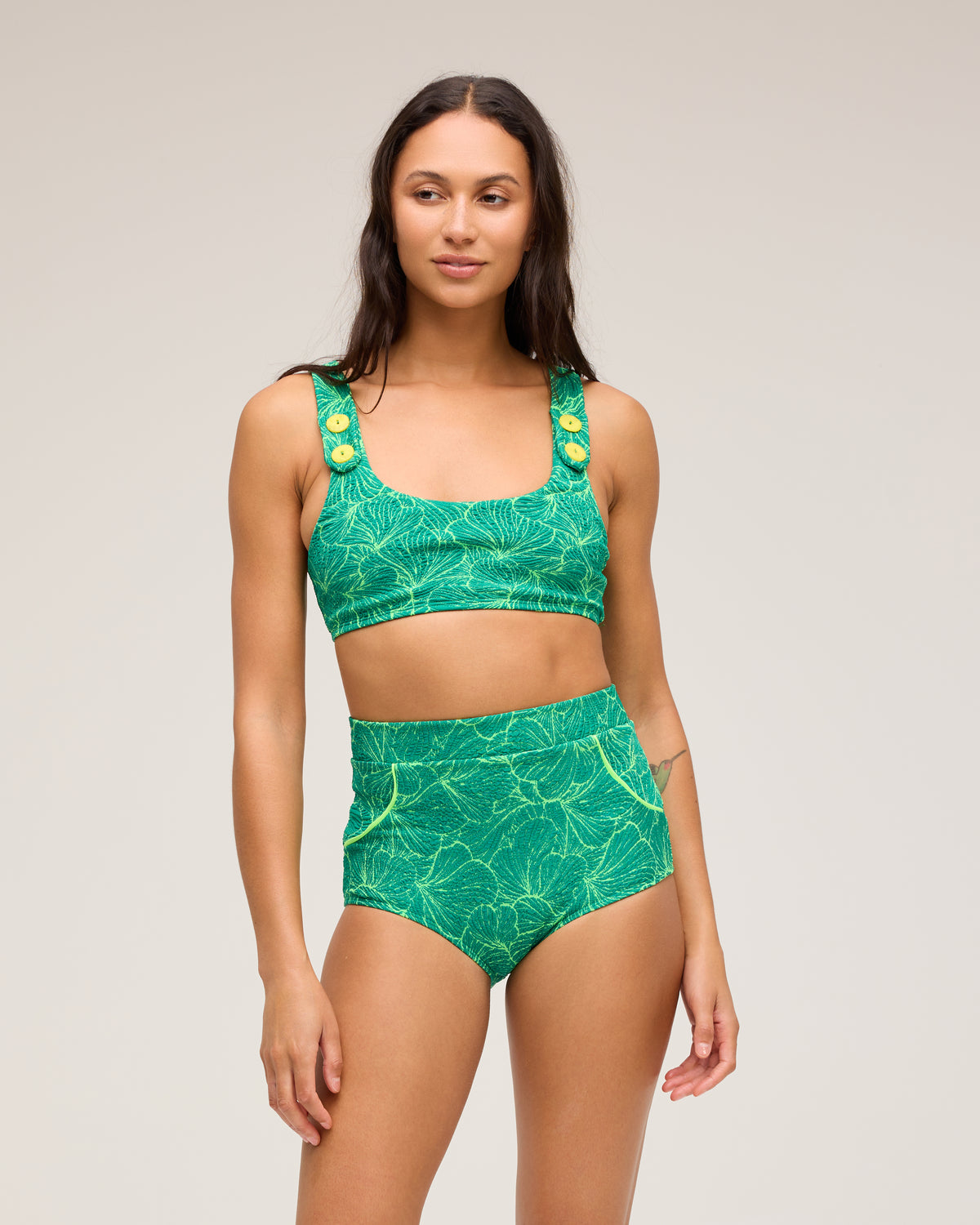 Georgia Bikini Top - Verdant