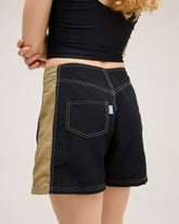 Royale BoardShort - Raven/Khaki