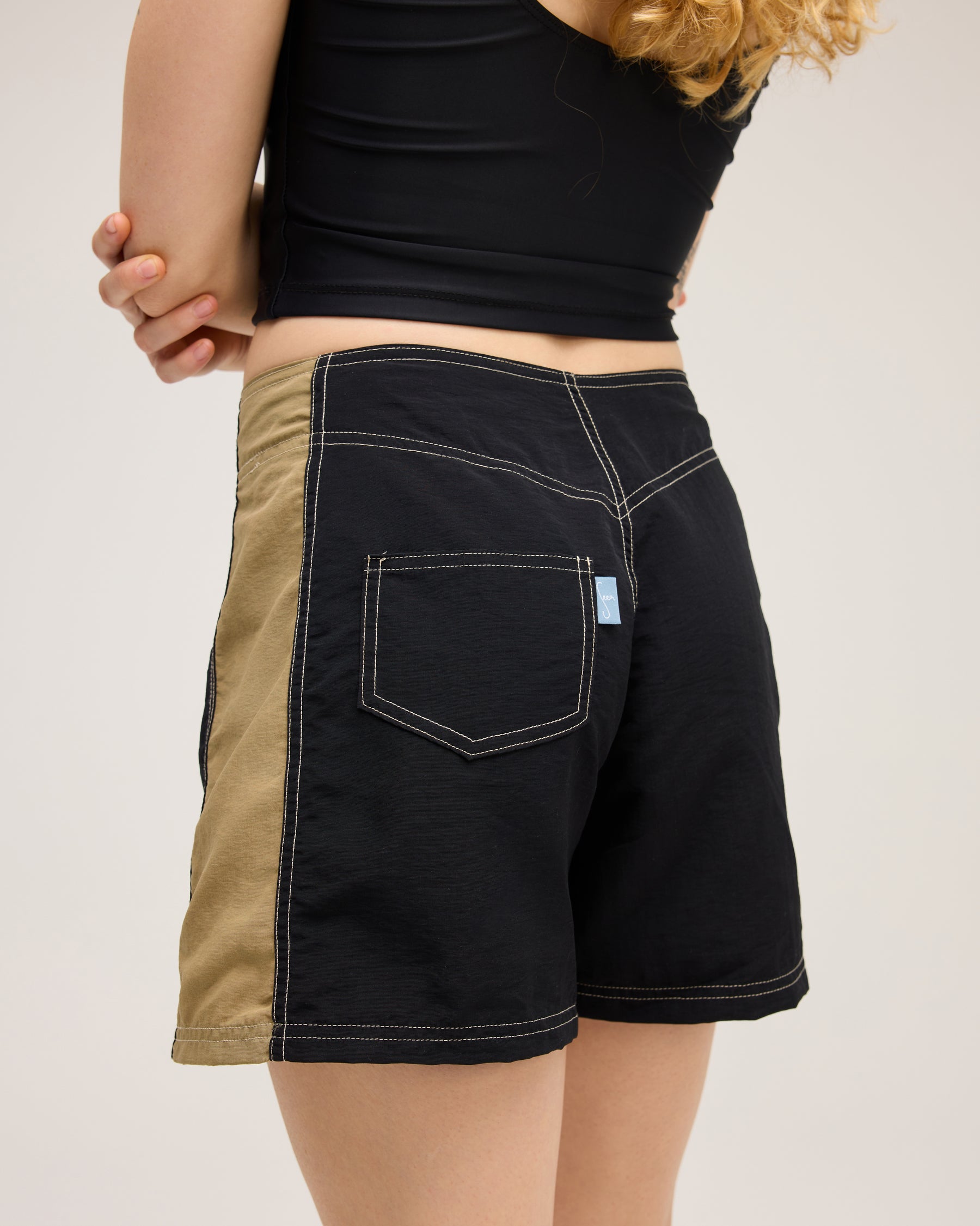 Royale BoardShort - Raven/Khaki