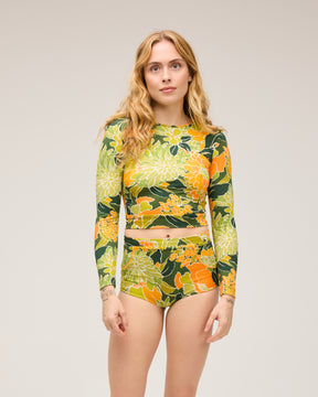 Palomar Crop Top Rashguard - Zest