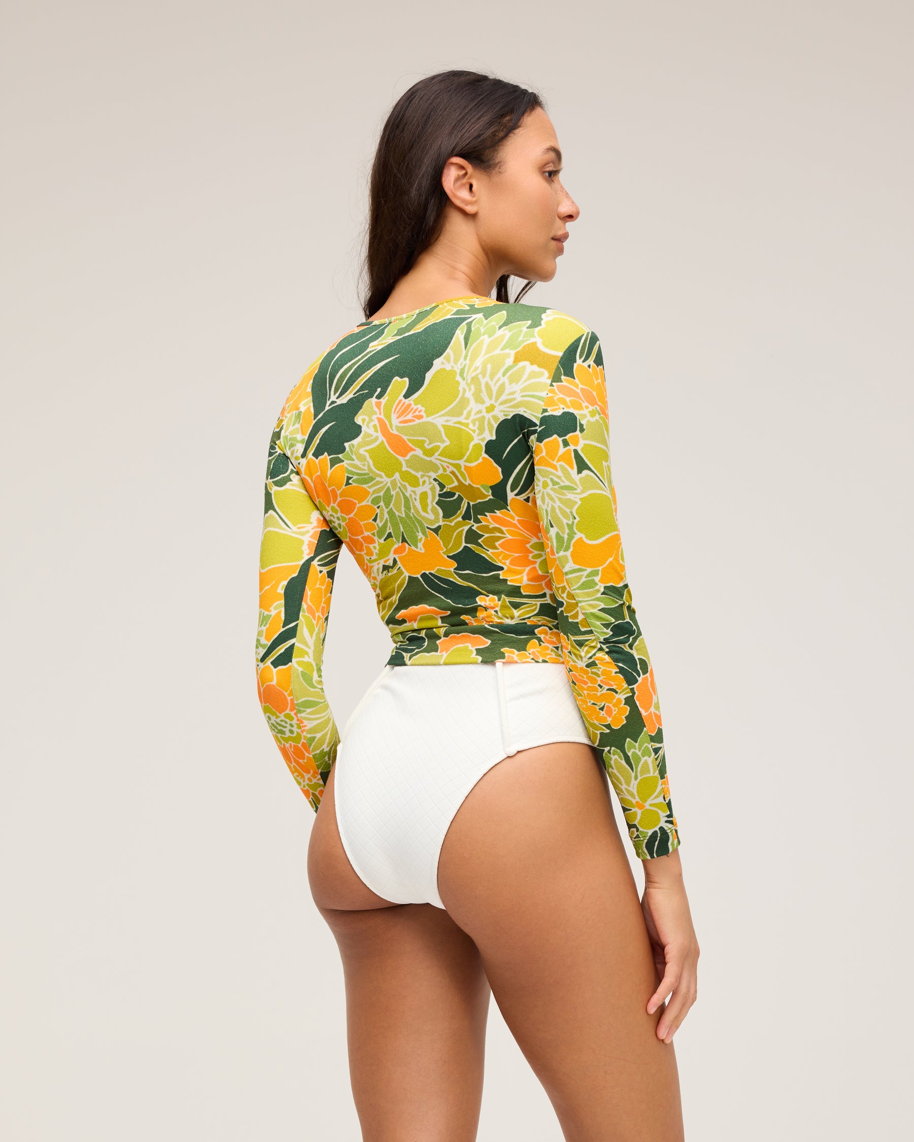 Palomar Crop Top Rashguard - Zest