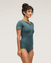 Wanda Reversible Suit - Emerald Seas/Sunflower