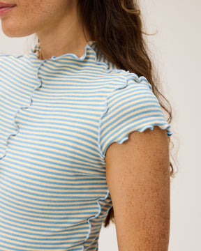 Leo Top - Sunsky Stripe