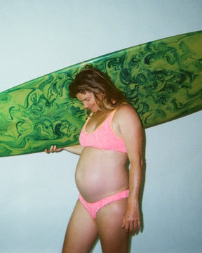 Fonda Bikini Bottom - Pink Glow