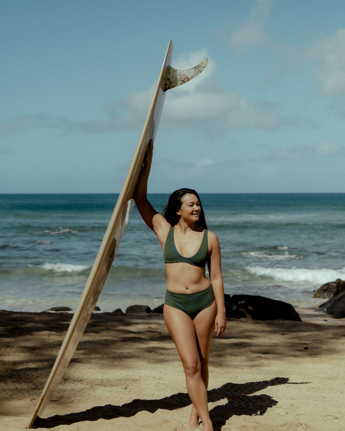 Full support swim top top