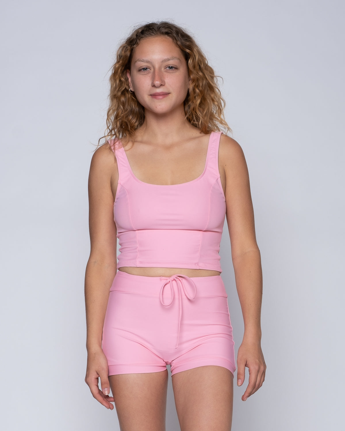 Emma Pink Swim Suit Shorts Bottoms