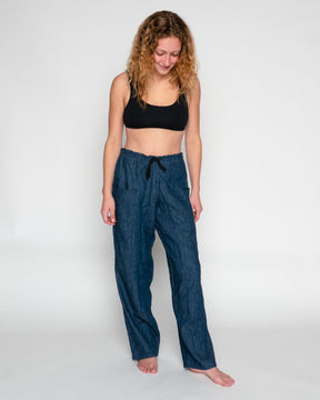 Aura Pant - Hemp Denim