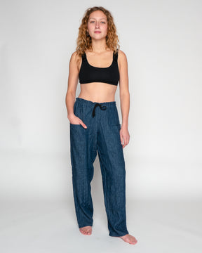 Aura Pant - Hemp Denim