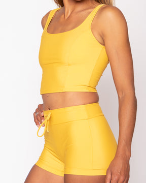 Emma Swim Short - Saffron