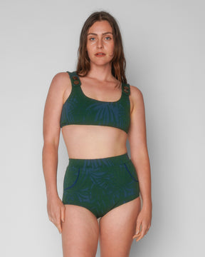 Georgia High Waist Bikini Bottom - Jardim