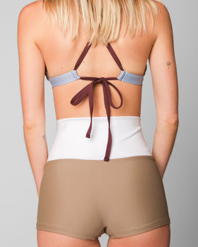 Leucadia High Waist Bikini Bottom - Sailor Stripe