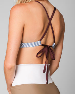 Leucadia Bikini Top - Sailor Stripe