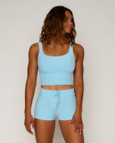 Emma Swim Shorts - Celeste