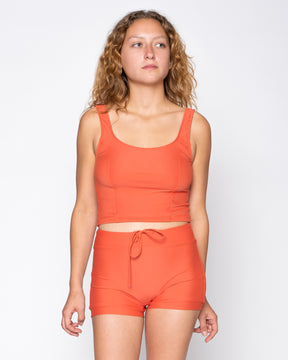 Maisie Swim Tank - Burnt Sienna