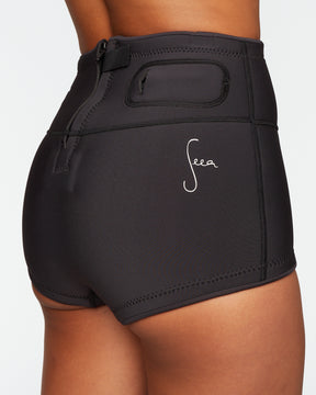 Palisades 2mm Yulex Shorts - Black – Seea