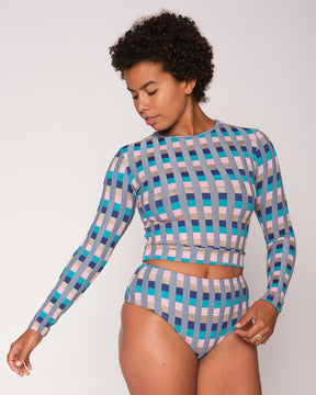 Palomar Crop Top Rashguard - Antibes