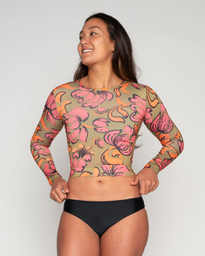 Palomar Crop Top Rashguard - Freya