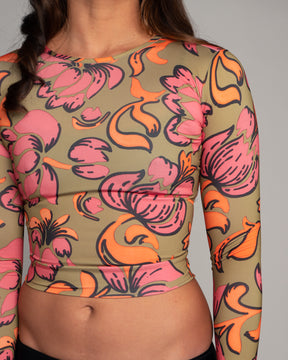 Palomar Crop Top Rashguard - Freya