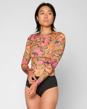 Palomar Crop Top Rashguard - Freya