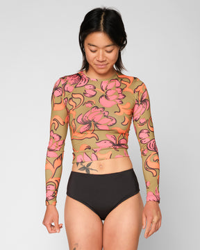 Palomar Crop Top Rashguard - Freya