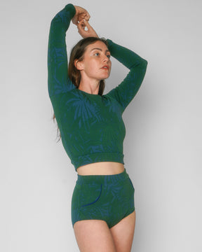 Palomar Crop Top Rashguard  - Jardim