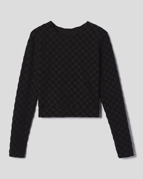 Palomar Crop Top Rashguard - Night Check
