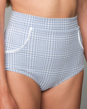 Georgia High Waist Bikini Bottom - Meadow