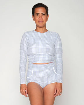 Georgia High Waist Bikini Bottom - Meadow