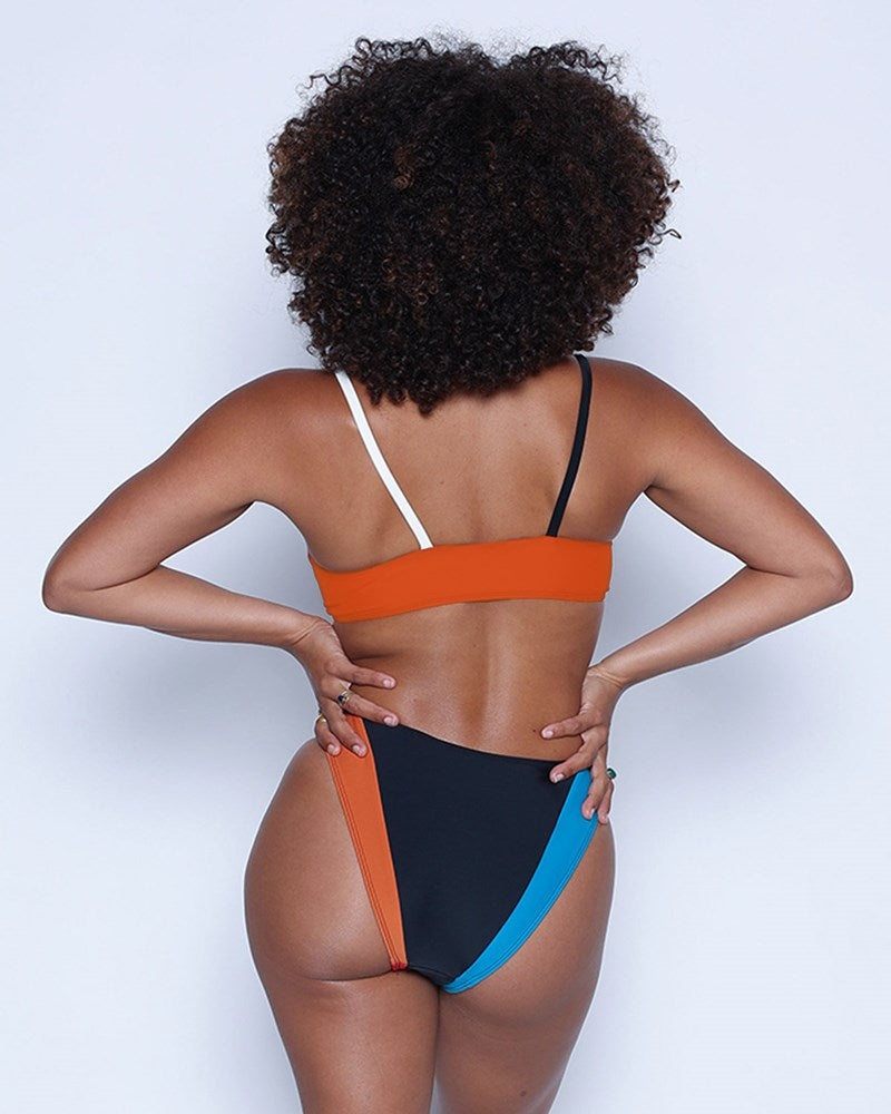 black blue and red Seea Vega bikini surf swimwear for women swim suit