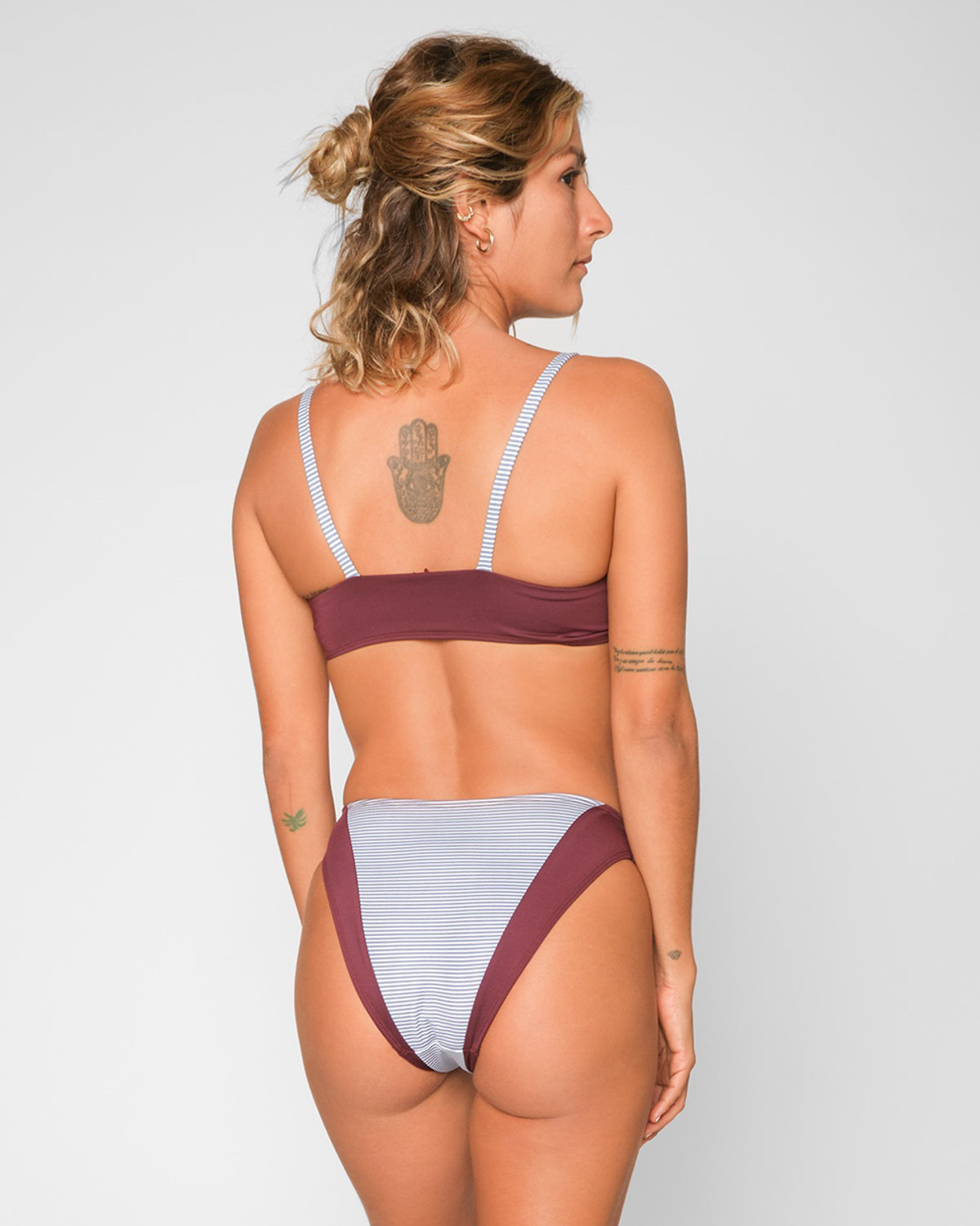 Vega Bikini Top - Sailor Stripe